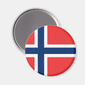Noorse vlag magneet (Voorkant / Achterkant)
