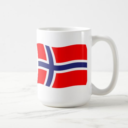 Noorse Vlag Mok (Rechts)