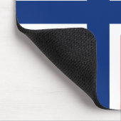 Noorse vlag Mousepad Muismat (Hoek)