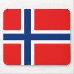 Noorse vlag Mousepad Muismat<br><div class="desc">Dit mousepad-ontwerp bestaat eenvoudigweg uit de Noorse vlag. Een geweldige manier om Noorwegen te herinneren terwijl het op de computer zit.</div>