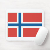Noorse vlag muismat (Met muis)