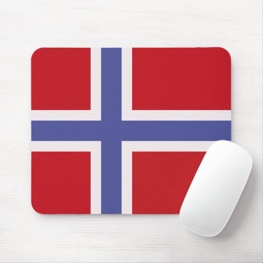 Noorse vlag muismat (Met muis)