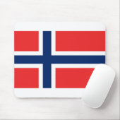 Noorse vlag muismat (Met muis)