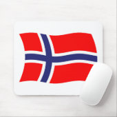 Noorse Vlag Muismat (Met muis)