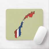 Noorse vlag muismat (Met muis)