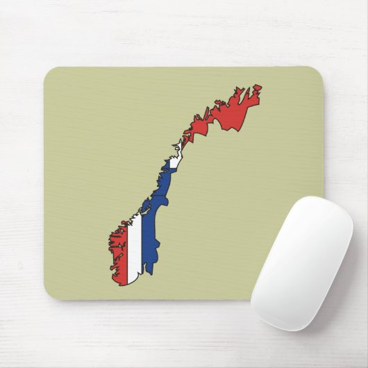 Noorse vlag muismat (Met muis)