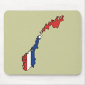 Noorse vlag muismat (Voorkant)