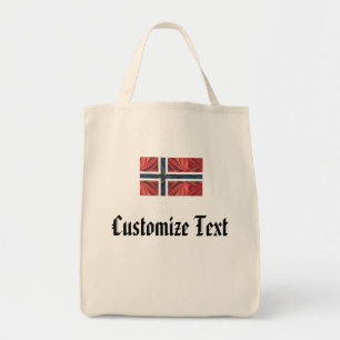 Noorse vlag Noordse Scandinavische kruis nr. Tote Bag
