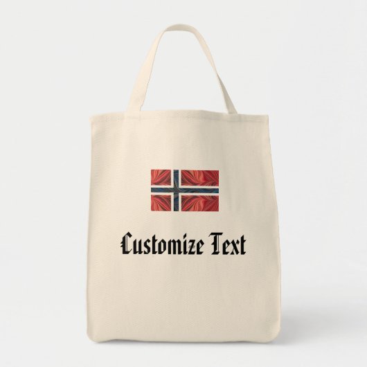 Noorse vlag Noordse Scandinavische kruis nr. Tote Bag (Voorkant)