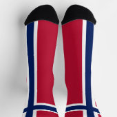 Noorse vlag - Noors nationaal pride patriottisch Sokken (Top)