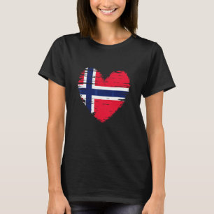 Noorse vlag Noorse Noorse vlag T-shirt