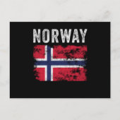 Noorse vlag - Noorse vlag Briefkaart (Voorkant)