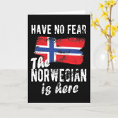 Noorse vlag Noorse vlag Kaart (Gele Bloem)