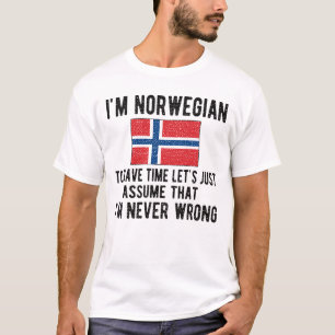 Noorse vlag Noorse vlag T-shirt