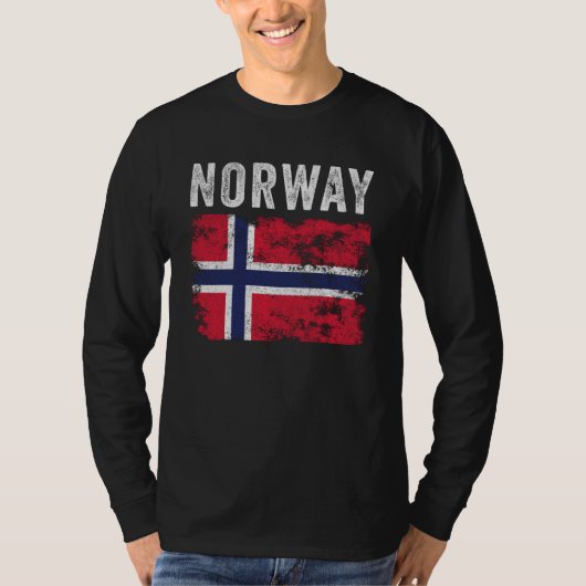 Noorse vlag - Noorse vlag T-shirt (Voorkant)