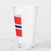 Noorse vlag (Noorwegen) Glas (Links)
