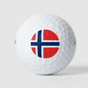 Noorse vlag (Noorwegen) Golfballen