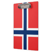 Noorse vlag (Noorwegen) Klembord (Links)