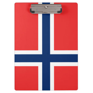 Noorse vlag (Noorwegen) Klembord