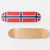 Noorse vlag (Noorwegen) Persoonlijk Skateboard (Horizontaal)