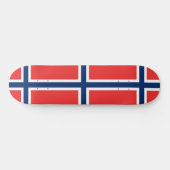 Noorse vlag (Noorwegen) Persoonlijk Skateboard (Horizontaal)