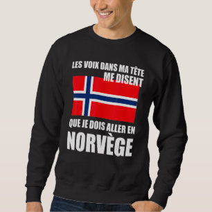Noorse vlag Noorwegen Proverb Trui