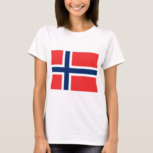 Noorse vlag (Noorwegen) T-shirt (Voorkant)