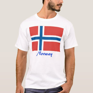 Noorse vlag/Noorwegen T-shirt