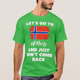 Noorse vlag Noorwegen T-shirt