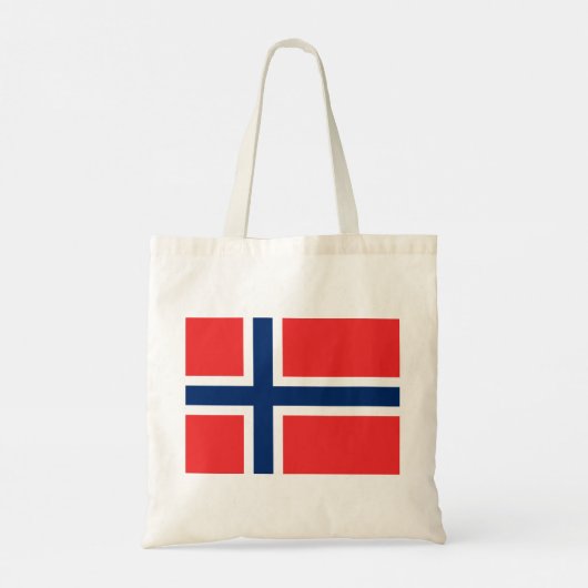 Noorse vlag (Noorwegen) Tote Bag (Achterkant)