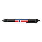 Noorse vlag (Noorwegen) Zwarte Inkt Pen (Bodem)