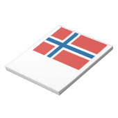 Noorse vlag notitieblok (Linkerzijde)
