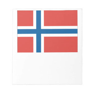 Noorse vlag notitieblok