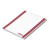 Noorse vlag notitieblok (Linkerzijde)
