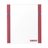 Noorse vlag notitieblok (Voorkant)