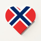 Noorse vlag notitieboek (Achterkant)