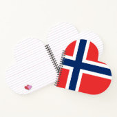 Noorse vlag notitieboek (Binnen)