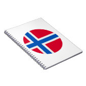 Noorse vlag notitieboek (Rechterzijde)