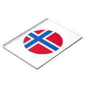 Noorse vlag notitieboek (Linkerzijde)