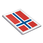 Noorse vlag notitieboek (Rechterzijde)