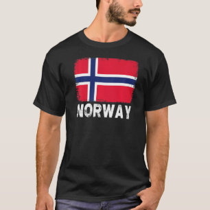 Noorse vlag ondersteunt Noorse Mannen voor volksvr T-shirt