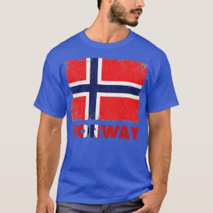 Noorse vlag Oslo Noorwegen T-shirt