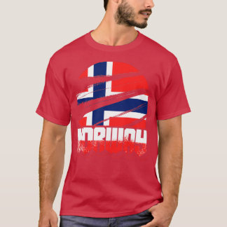 noorse vlag patriotisme t-shirt