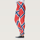 Noorse vlag Patriottisch Leggings (Links)