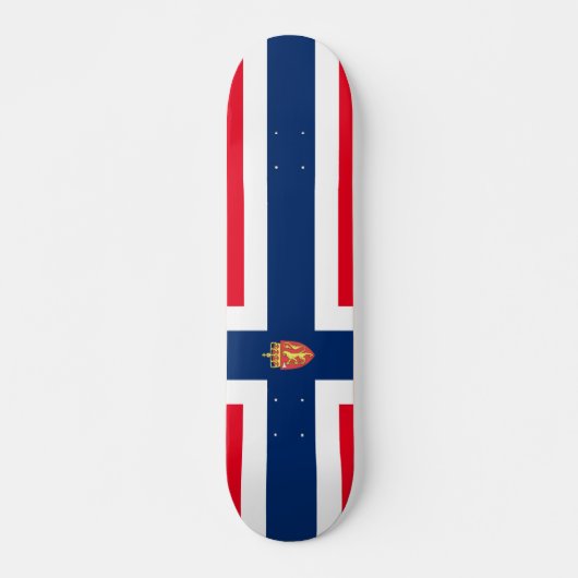 Noorse vlag persoonlijk skateboard (Voorkant)
