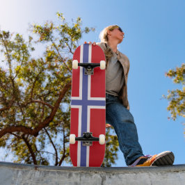 Noorse vlag persoonlijk skateboard