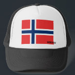 Noorse vlag pet<br><div class="desc">Teller met vlag Noorwegen</div>