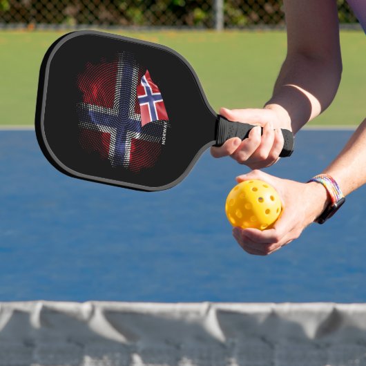 Noorse vlag pickleball paddle (Insitu)