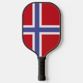 Noorse vlag pickleball paddle (Voorkant)
