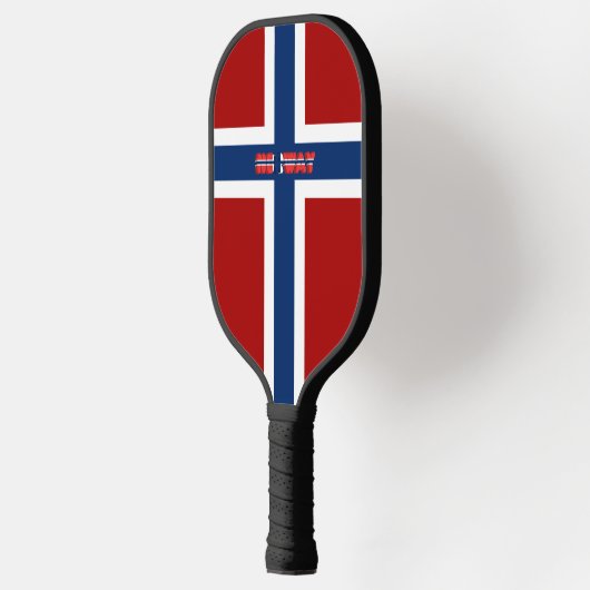 Noorse vlag pickleball paddle (Links)
